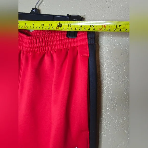 NIKE‎ Team Woven Training Track Pants Men Size L  in Red - Picture 4 of 8